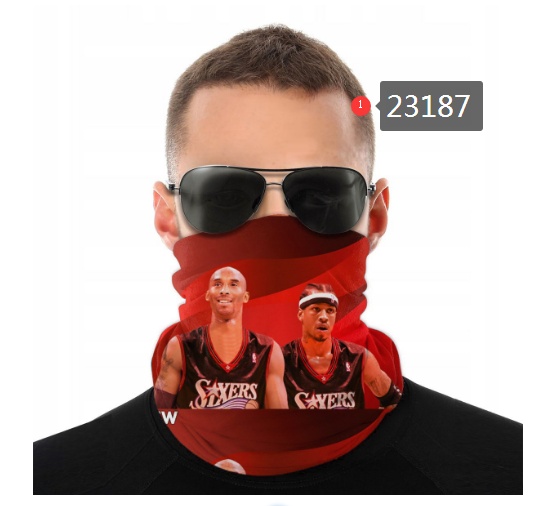 NBA 2021 Los Angeles Lakers #24 kobe bryant 23187 Dust mask with filter->nba dust mask->Sports Accessory